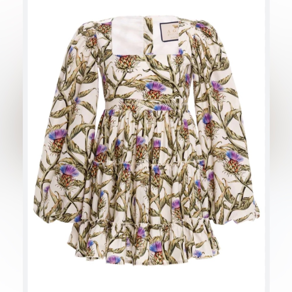 RARE NWT thistle print